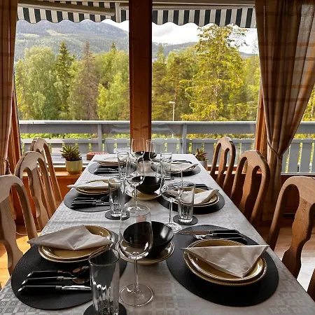 펜션 Family House Near Kvitfjell & Hunderfossen Favang